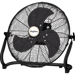 20 Inch (50cm) Industrial and Home Floor Fan (Black)