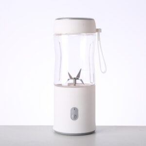 BPA Free USB Rechargeable Mini Portable Juice Vegetables Blender, Mixer and Shaker (White)