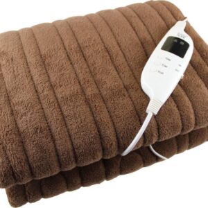 Digilex Electric Throw Rug-Brown Color
