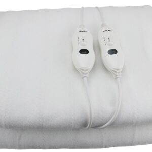 Digilex Queen Size Fitted Washable Polyester Electric Blanket With Controllers